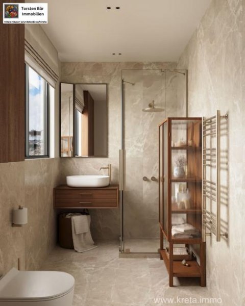 Agios Nikolaos Kreta, Agios Nikolaos: projektierts Luxusapartment 84m² Wohnfläche Wohnung kaufen